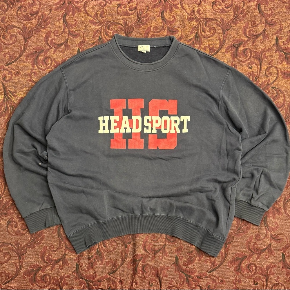 80/90s Head Sport Navy Crewneck